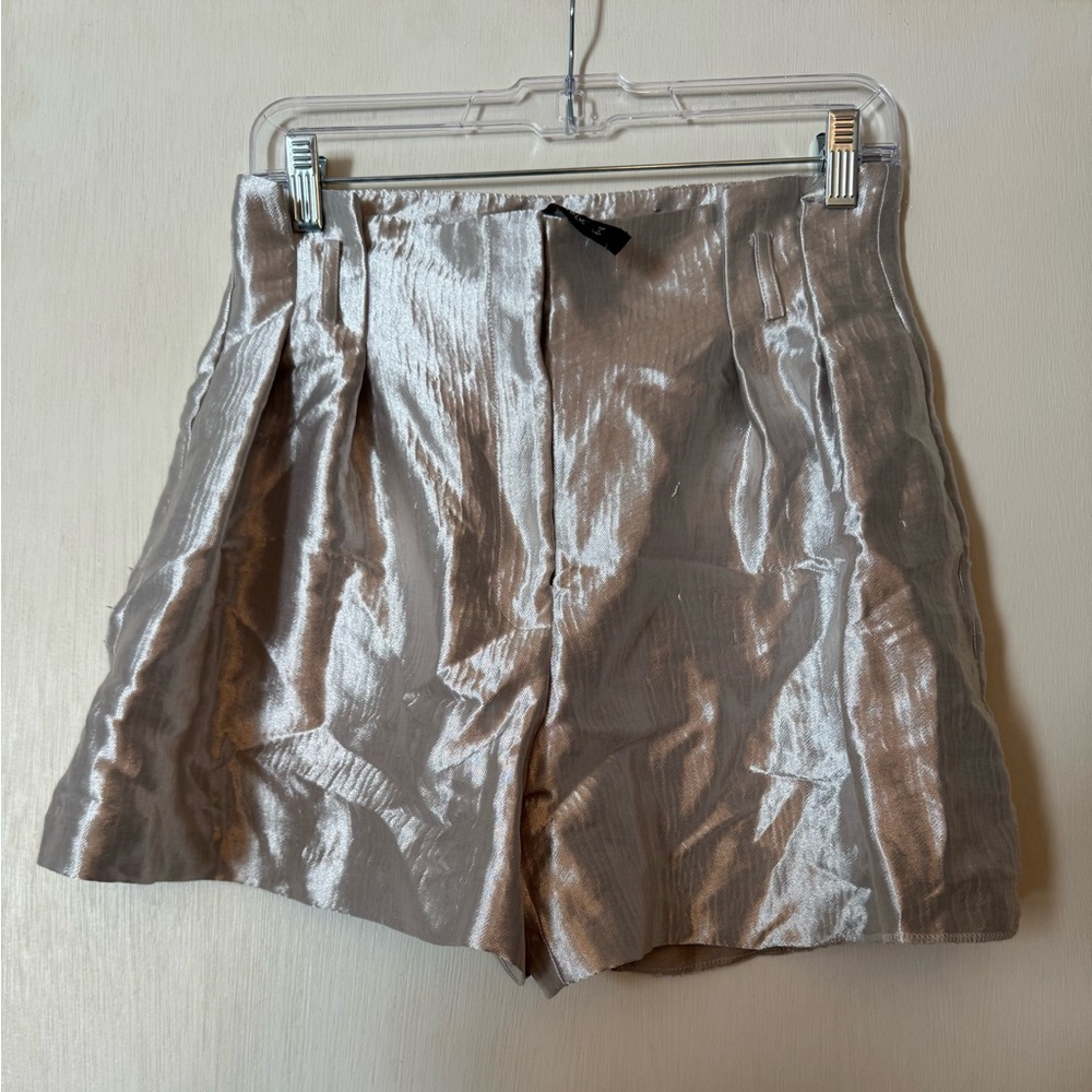 Zara metalic shorts